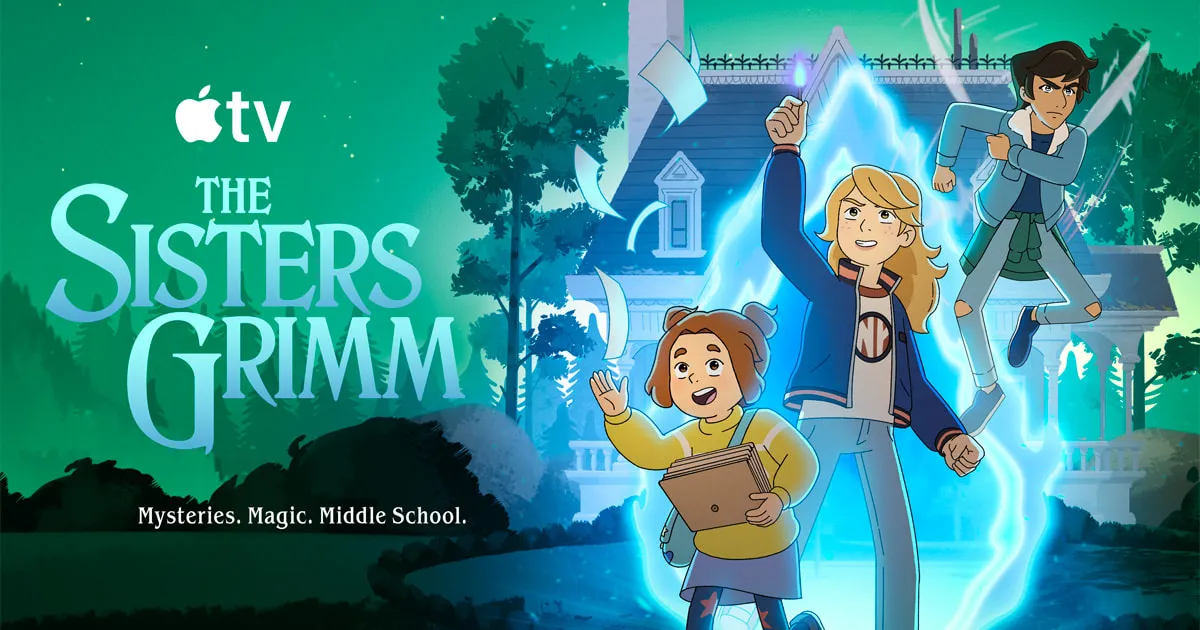 Key art for anden sæson af The Sisters Grimm på Apple TV+