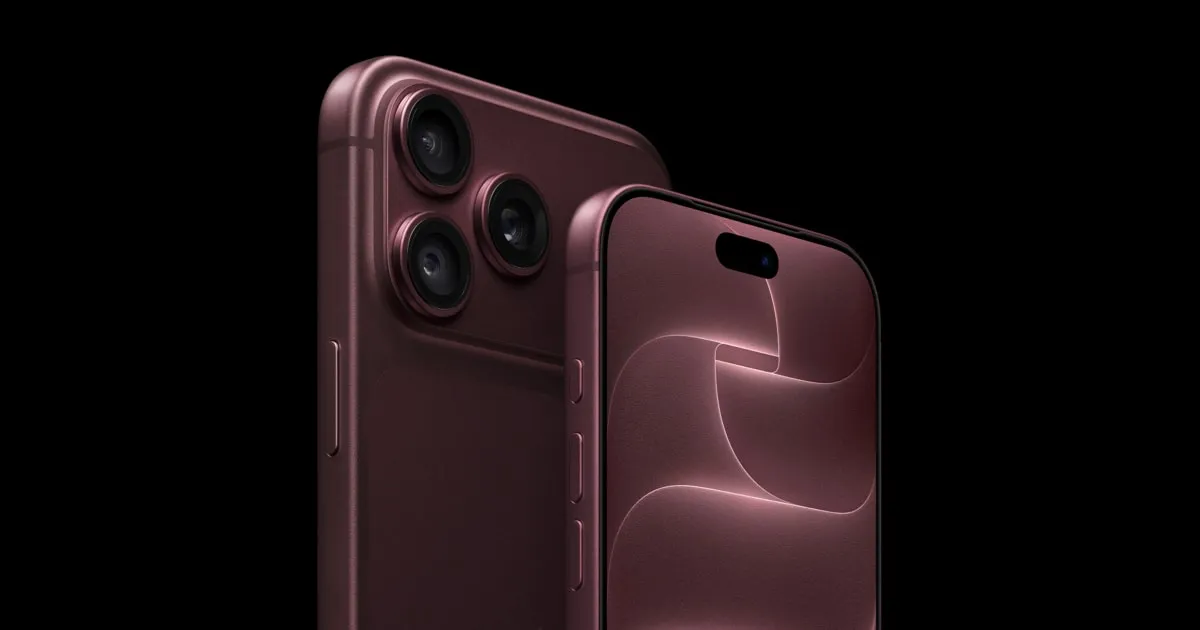 Apple præsenterer iPhone 18 Pro og iPhone 18 Pro Max, billede fra Apple