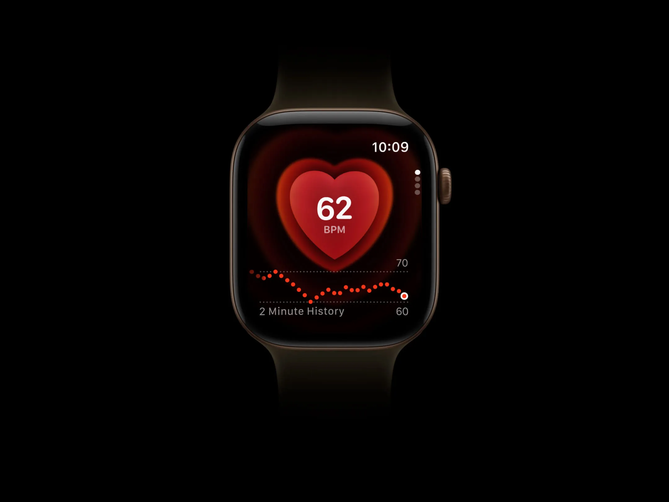 Apple Watch Series 12 med urskive og sundhedsdata på skærmen