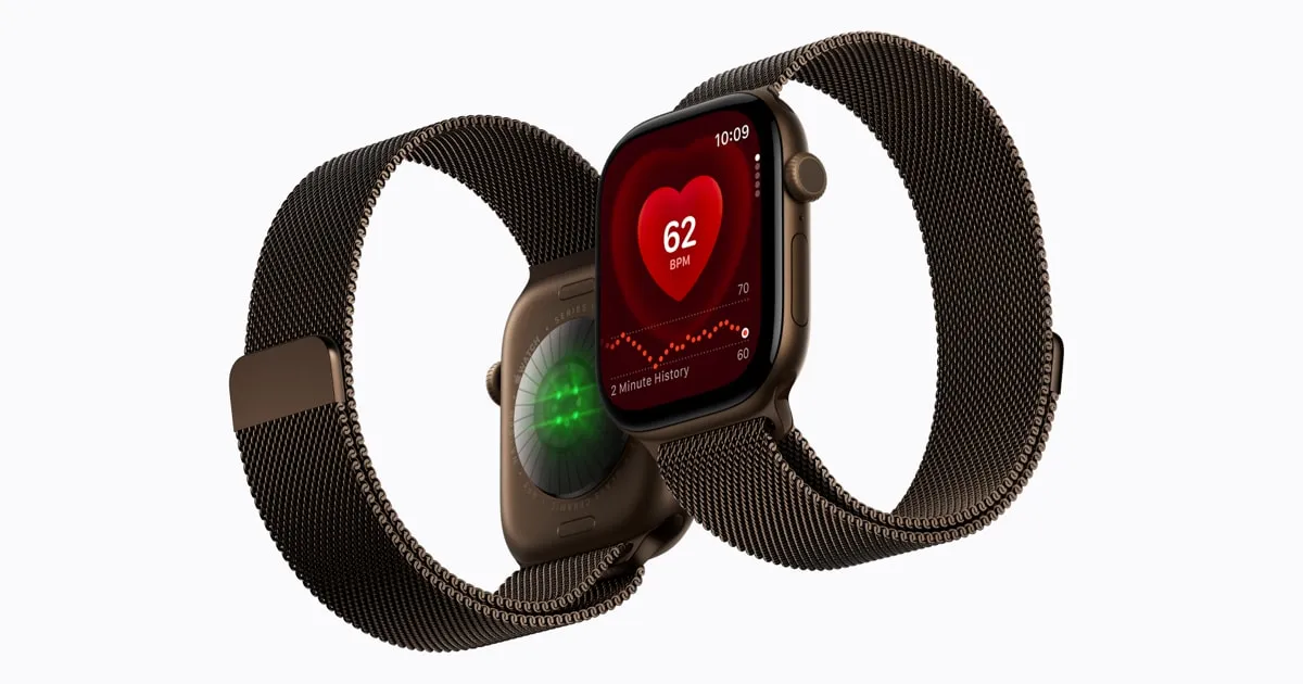 Vi præsenterer Apple Watch Series 12 med det helt nye sundhedsmålingssystem, billede fra Apple