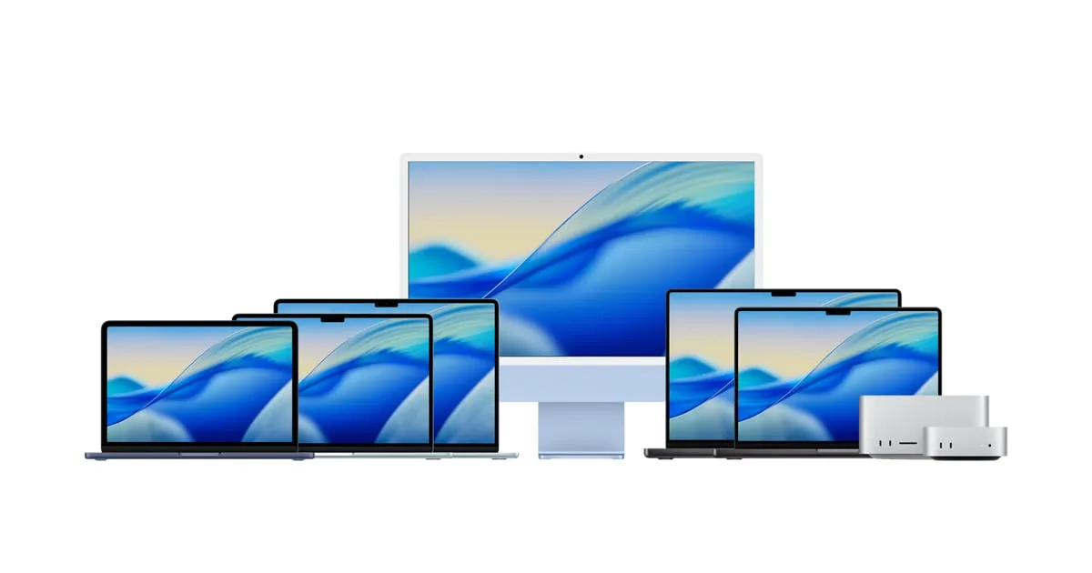 Apples Mac-modeller med Apple silicon