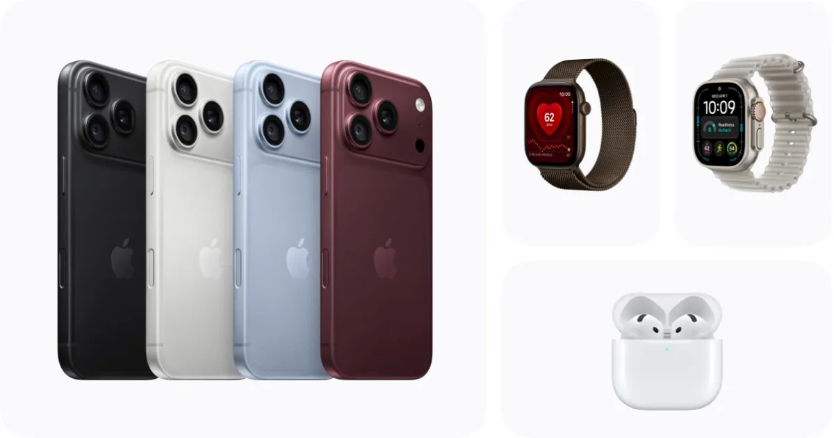 Gør dig klar til at opleve iPhone 18 Pro, de nye Apple Watch-modeller og AirPods 5, billede fra Apple