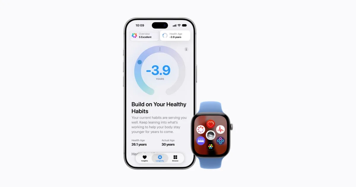 Apple advances health and fitness capabilities using Apple Intelligence, billede fra Apple