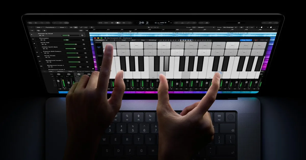 Apple løfter sløret for banebrydende MacBook Pro med PROLED XDR-skærm, billede fra Apple