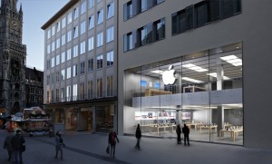 Apple Store på Rosenstraße 1 i München.