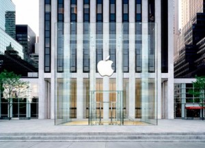 Sådan kommer Apples nye glas-indgang til butikken på Fifth Avenue til at se ud.